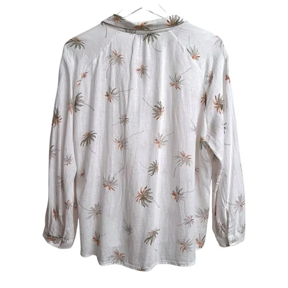 Rails White Floral Button Down Shirt - Picture 5 of 5